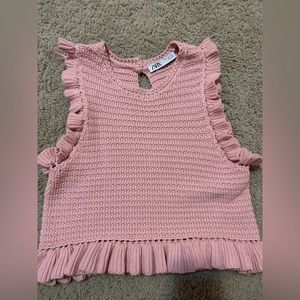Zara Crochet Cropped Tank